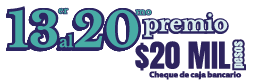 Premios 13vo - 20vo